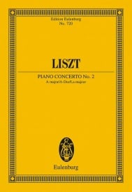 Liszt: Piano Concerto No. 2 A major (Study Score) published by Eulenburg